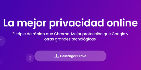 Brave navegador privacidad movil
